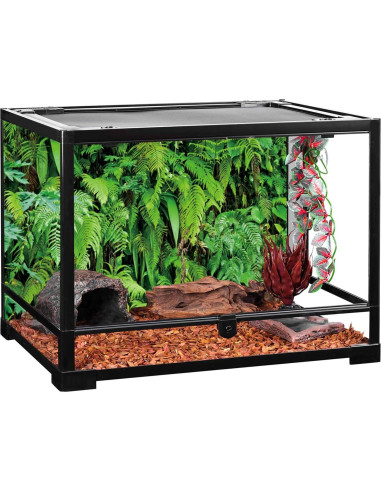 Fondo de Acuario 120x60cm AWERT Hojas Tropicales Poliester