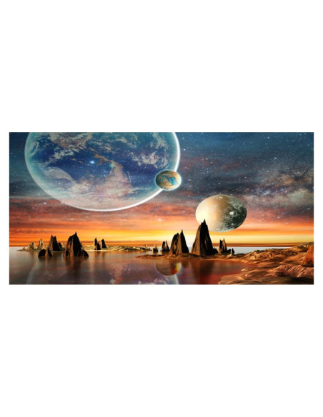 Fondo de Acuario AWERT 120x60 cm Tema Galaxia Espacial