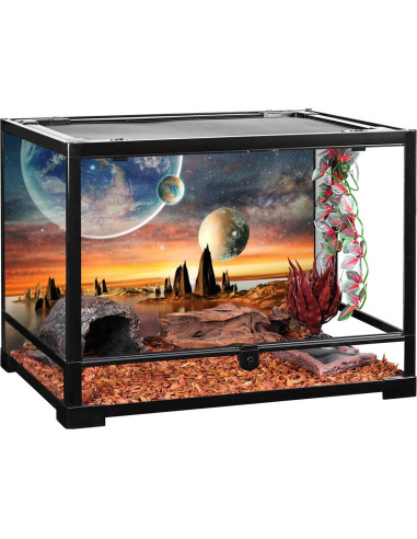 Fondo de Acuario AWERT 120x60 cm Tema Galaxia Espacial