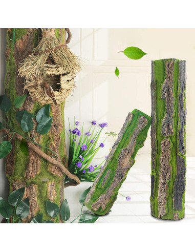 Fondo de Terrario de Corcho PINVNBY 2 Piezas 40x30 cm