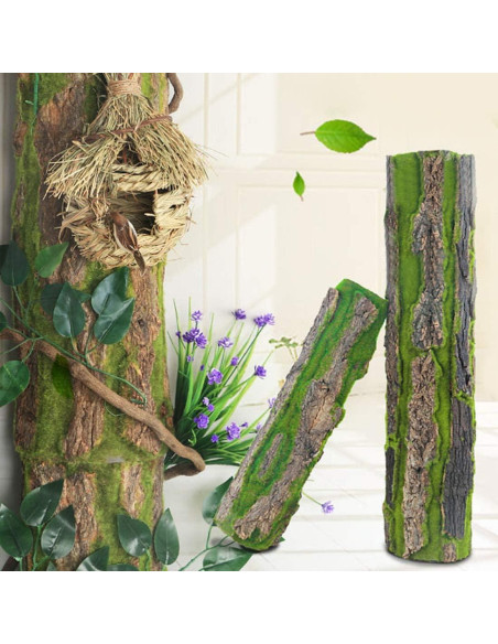 Fondo de Terrario de Corcho PINVNBY 2 Piezas 40x30 cm