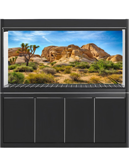 Fondo de Poliester CSFOTO 76x30 cm Desierto Joshua Tree