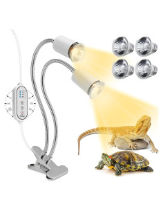 Lámpara de Calor para Reptiles Petboda WGD001 4 Bombillas 25W/50W