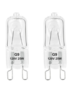 Bombillas de Calor G9 Halógenas 25W para Reptiles - Paquete de 2