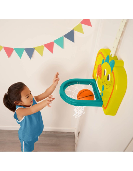 Red de Baloncesto Colgante B. toys Driblador Dinosaurio Ajustable