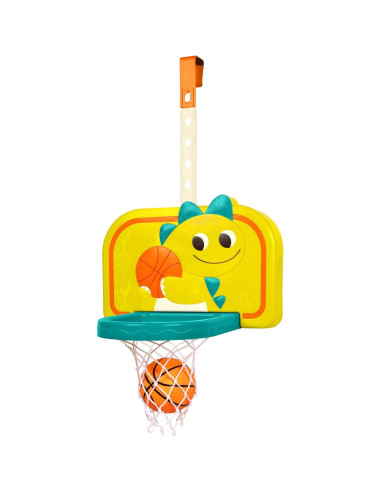 Red de Baloncesto Colgante B. toys Driblador Dinosaurio Ajustable