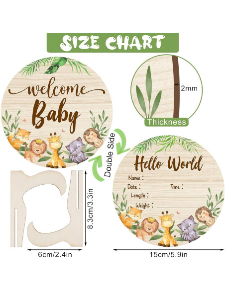 Tarjetas de Hitos Mensuales de Madera XLSXEXCL - 7 Piezas Tarjetas de Hitos Mensuales de Madera XLSXEXCL - 7 Piezas