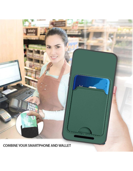 Funda Billetera Covthch para Cricket Outlast/AT&T Jetmore 2023 Verde