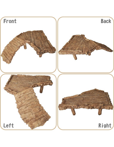 Plataforma Flotante para Tortugas Fhiny - Rampa de Sol 19.8x15cm