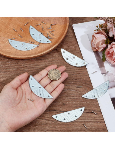 Kit de Reparación de Suela de Zapatos NICENEEDED 6 Pcs Metal