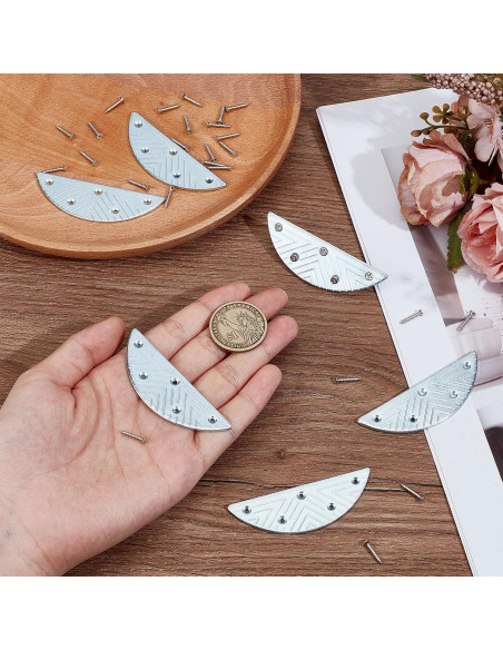 Kit de Reparación de Suela de Zapatos NICENEEDED 6 Pcs Metal