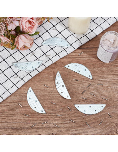 Kit de Reparación de Suela de Zapatos NICENEEDED 6 Pcs Metal