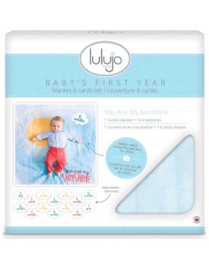 Manta de Hitos del Primer Año Lulujo 101.6x101.6cm Algodón 2