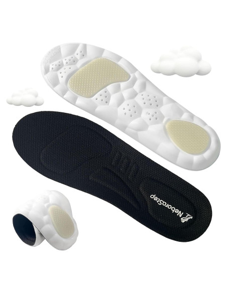 Plantillas Viscoelásticas 4D Cloud NEBORASTEP para Hombres y Mujeres Plantillas Viscoelásticas 4D Cloud NEBORASTEP para Hombres y Mujeres