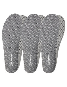 Plantillas Transpirables Riemot para Zapatos Hombre US14 Gris