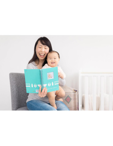 Planificador Diario del Bebé Pearhead Azul, 50 Páginas