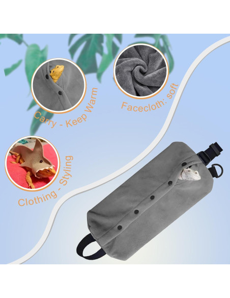 Transportador para Dragón Barbudo HNCH con Correa y Disfraz