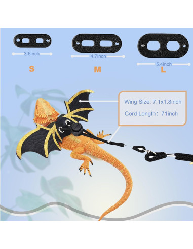 Transportador para Dragón Barbudo HNCH con Correa y Disfraz