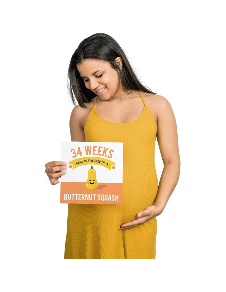 Tarjetas de Hitos de Embarazo Canopy Street - 18 Piezas 22.86 cm