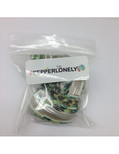 Conchas Naturales Grandes PEPPERLONELY para Cangrejo 5-7.6 cm