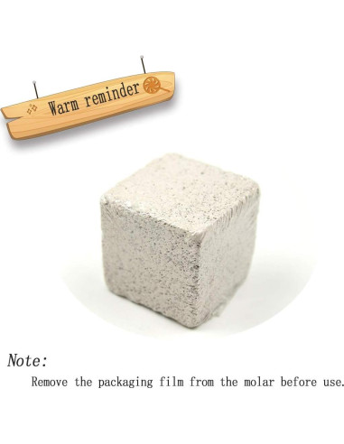 Bloques de Lava para Masticar PINVNBY 15 Pcs - Salud Dental Roedores