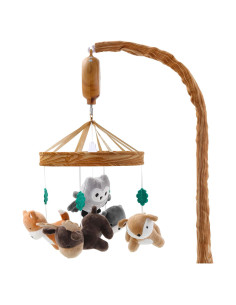 Móvil de Cuna Musical The Peanutshell - 12 Canciones, Madera