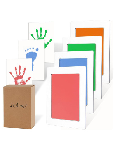 Kit de Huellas de Bebé Clean Touch 4 Paquetes Sin Tinta