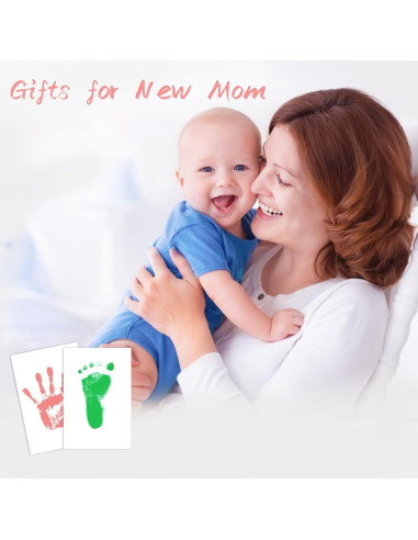 Kit de Huellas de Bebé Clean Touch 4 Paquetes Sin Tinta