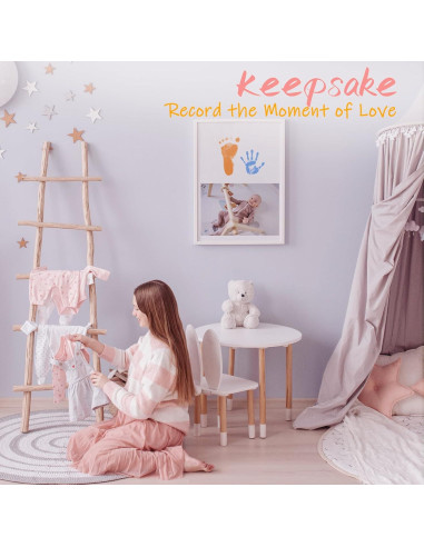 Kit de Huellas de Bebé Clean Touch 4 Paquetes Sin Tinta