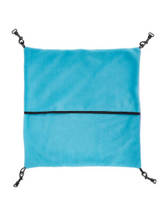 Hamaca Grande MidWest para Mascotas 44.5x44.5 cm Púrpura/Turquesa