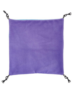 Hamaca Grande MidWest para Mascotas 44.5x44.5 cm Púrpura/Turquesa 2