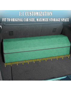 Organizador de Maletero JIEREPU para Ford Explorer 2020-2025 Verde 2