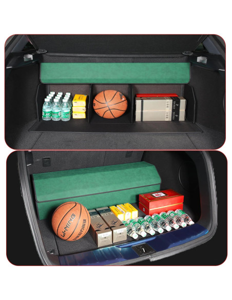 Organizador de Maletero JIEREPU para Ford Explorer 2020-2025 Verde