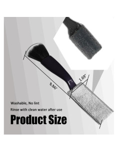 Cepillo de Doble Cabeza Kutyun para Limpieza de Autos Negro 2