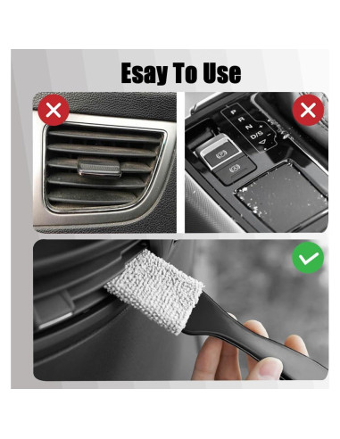 Cepillo de Doble Cabeza Kutyun para Limpieza de Autos Negro