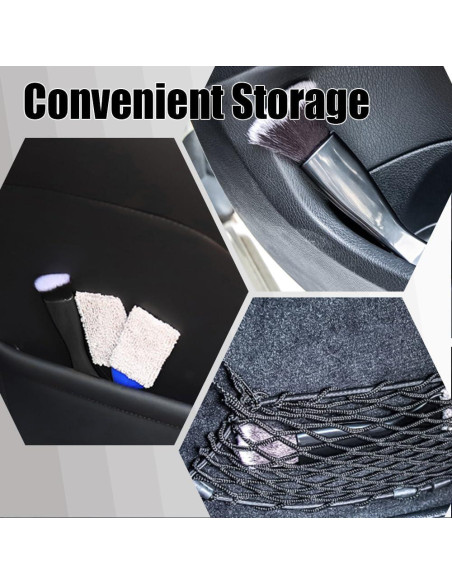 Cepillo de Doble Cabeza Kutyun para Limpieza de Autos Negro