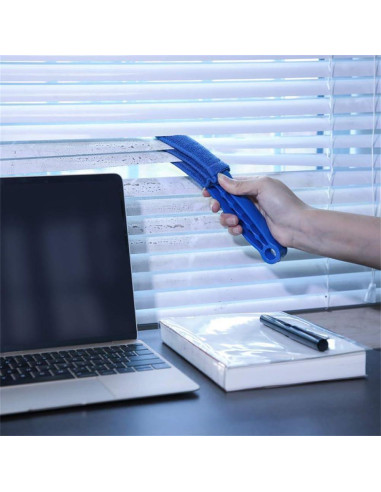 Limpiador de Persianas WELANGBN con 3 Mangas de Microfibra