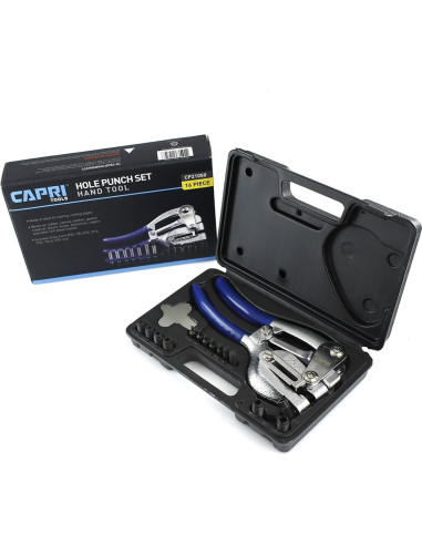 Juego de Perforadoras de Metal Capri Tools CP21050 16 Piezas