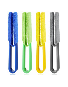 Limpiador de Persianas Dimeho 4 Pcs Microfibra Lavable