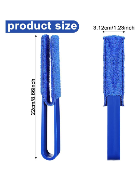 Limpiador de Persianas Dimeho 4 Pcs Microfibra Lavable