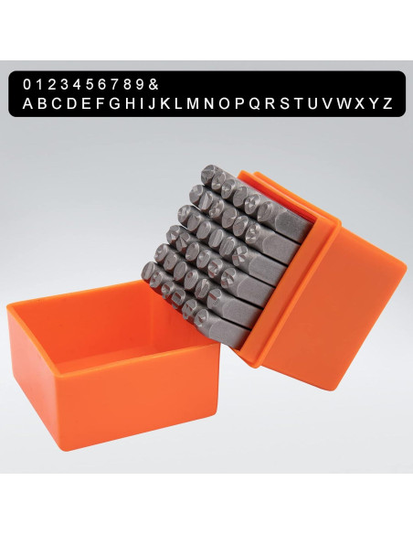 Juego de Troqueles de Letras y Números LEIMO KPARTS 36PC