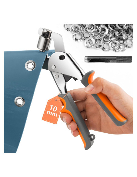 Kit de herramientas para ojales IMLIKE con 500 ojales 10mm