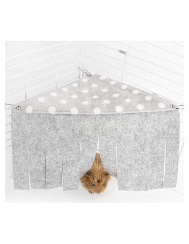 Cortina de Forro Niteangel para Mascotas Pequeñas - Gris