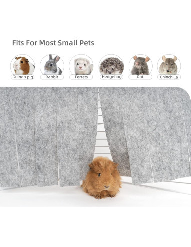 Cortina de Forro Niteangel para Mascotas Pequeñas - Gris