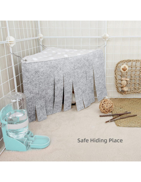 Cortina de Forro Niteangel para Mascotas Pequeñas - Gris