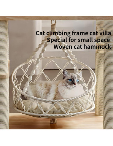 Hamaca Colgante para Gatos CXYYXF 40x60 cm hasta 4 kg