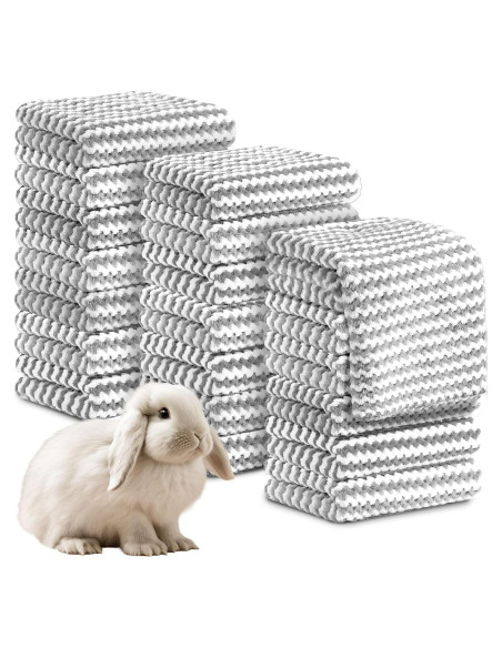 Moukeren 20 Piezas Mantas de Franela para Cobayas 35x75cm