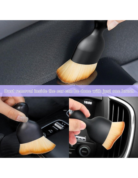 Cepillo de Limpieza para Auto LKAHG Rosa, Diseño Curvado Cepillo de Limpieza para Auto LKAHG Rosa, Diseño Curvado