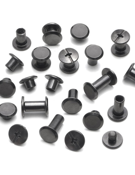 110 Sets Tornillos Chicago Yoranyo para Artesanías de Cuero