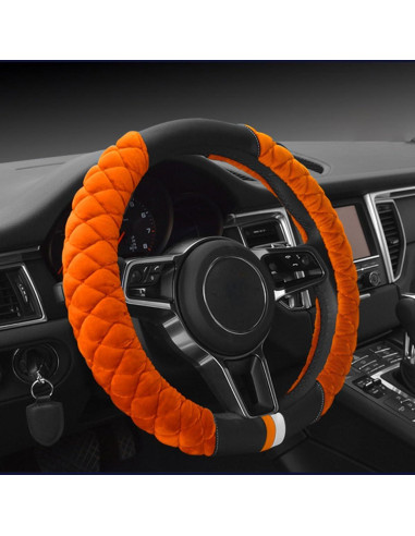 Funda de Volante Universal Cxtiy de Piel Esponjosa 38cm